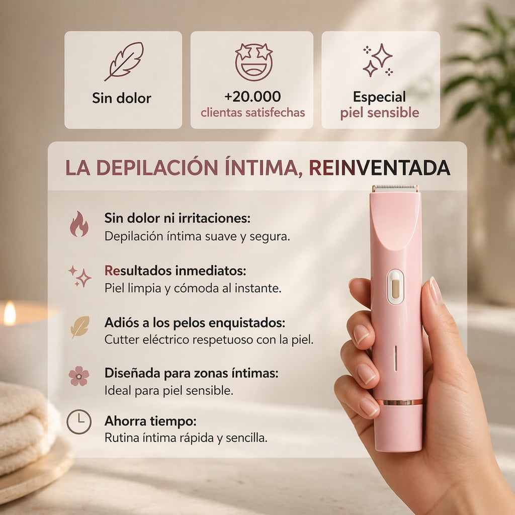 SkinSilk Duo | Maquinilla 2 en 1 - Para el Cuerpo y Zonas Sensibles.